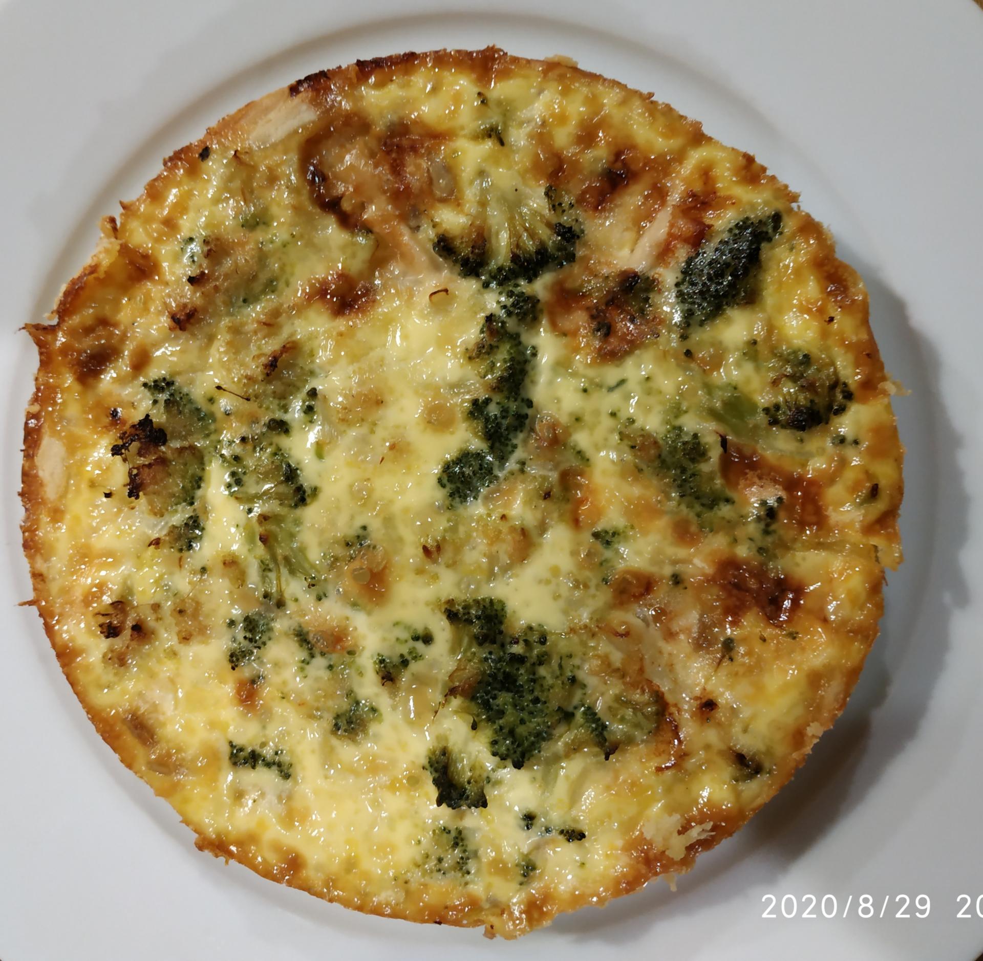 Tarte aux brocolis et orgonzola