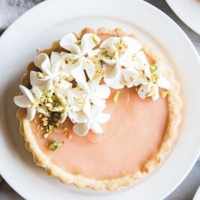 Tartelette au pomelo